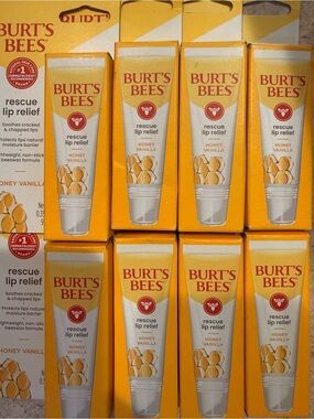 Burt’s Bees Rescue Lip Relief – 8 Piece Bundle